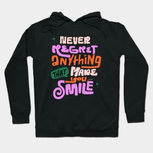 Never Regret (no background) Hoodie